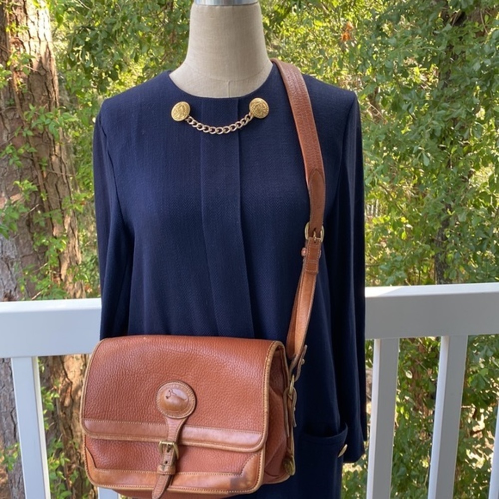 Dooney & Bourke Brown Leather Shoulder Bag